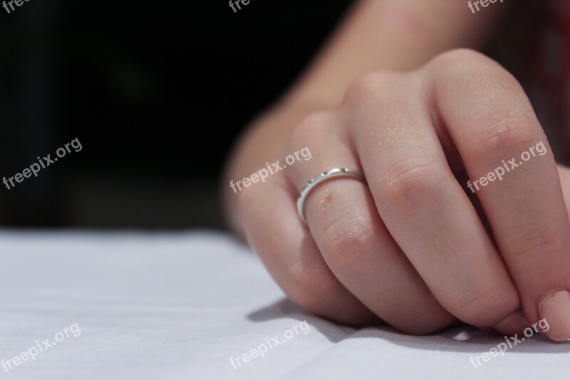 Hand Ring Love Woman Wedding