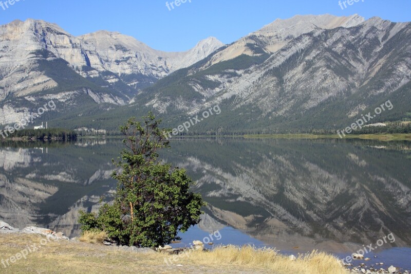 Rockies Canada Landscape Alberta Mountains