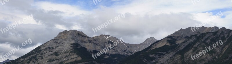 Rockies Canada Landscape Alberta Mountains