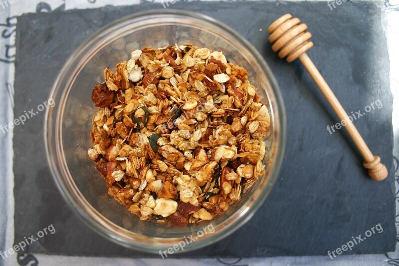 Muesli Home Made Breakfast Cereal Free Photos