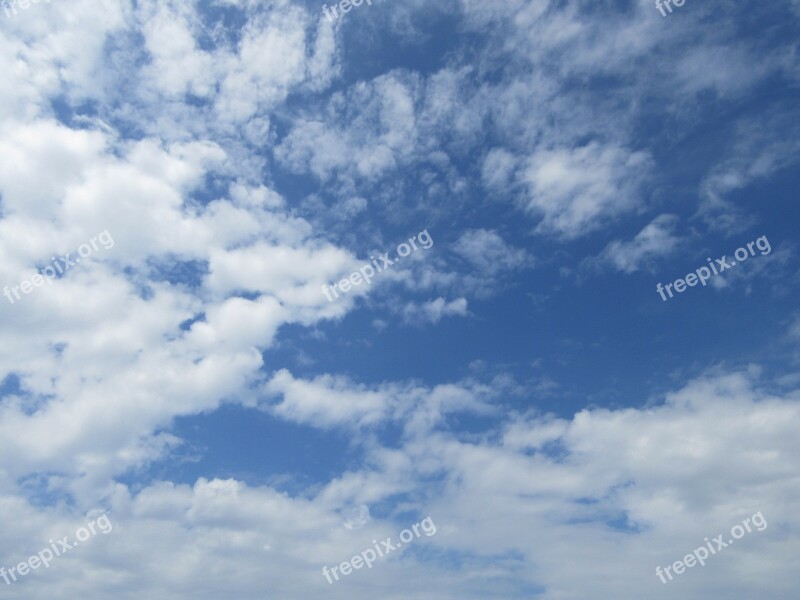 Blue Sky Clear Skies Cloud Free Photos