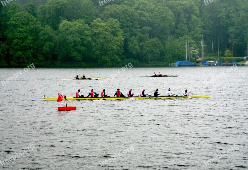 Rowing Baldeneysee Eat Eighth With Coxswain Competition