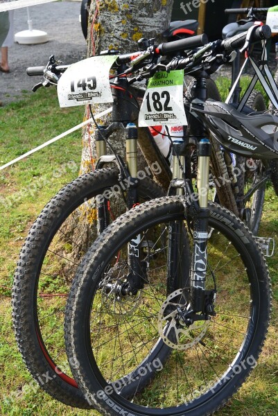 Mountain Bike Race Sporty Bike Cycling