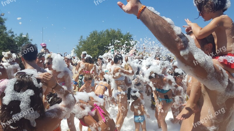 Foam Party Sardinia Free Photos