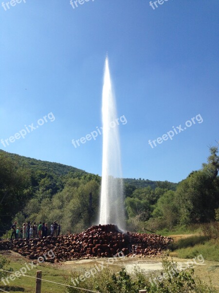 Geyser Andernach Water Free Photos