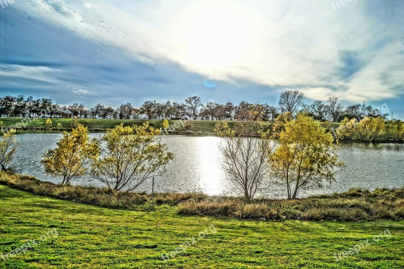 Houston Arthur Park Evening Sunset Free Photos