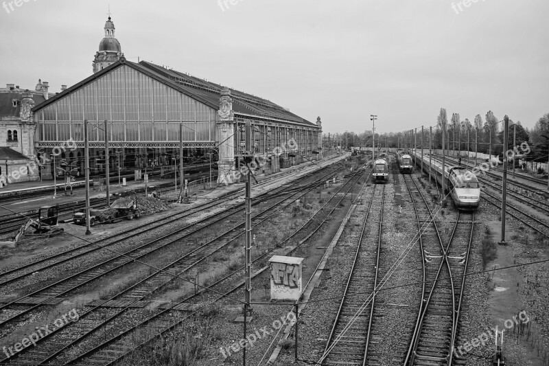 Train Station Railway Sncf Track