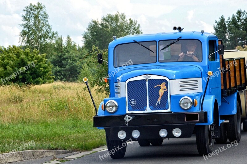 Truck Old Historically Oldtimer Commercial Vehicle