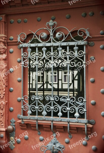 Door Old Door Ironwork Ornaments Iron