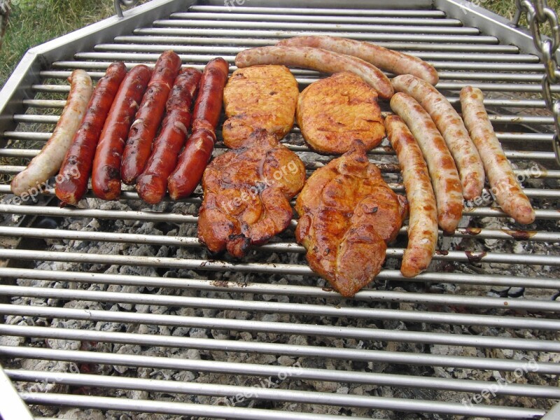 Grilling Barbecue Preparation Grill Sausage Pivoting Fry