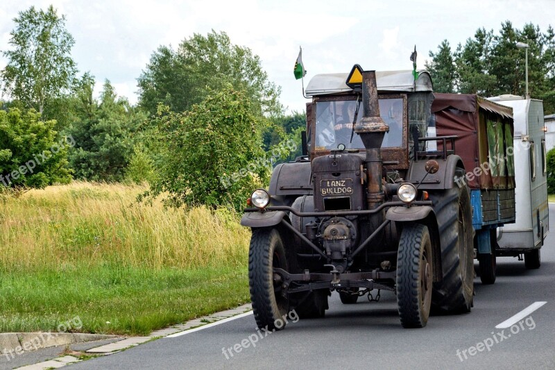 Lanz Bulldog Tractor Tractors Oldtimer Historically