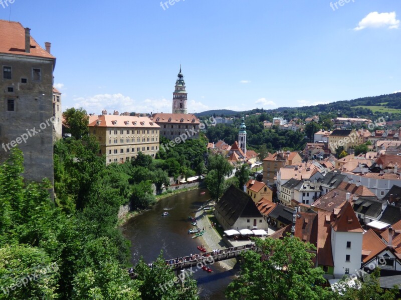 Castle View Monuments Panorama Of The City River