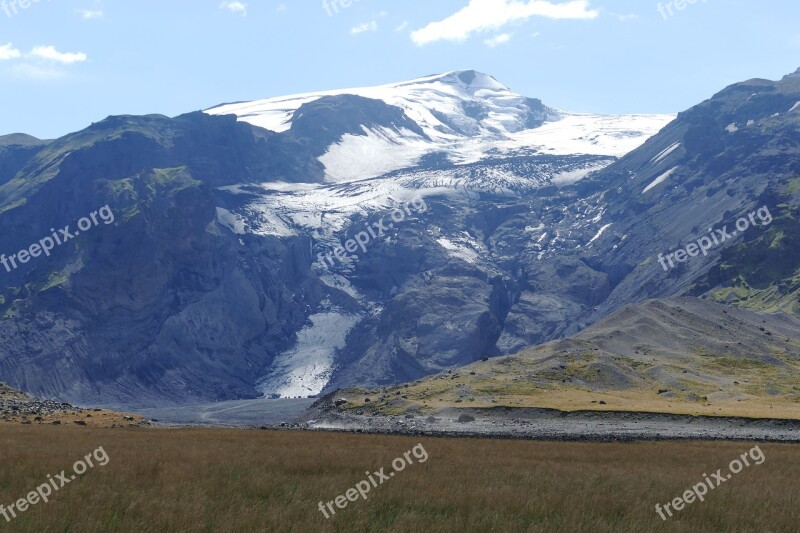 Iceland Thor Mark Eyjafjallajökull River Pebble