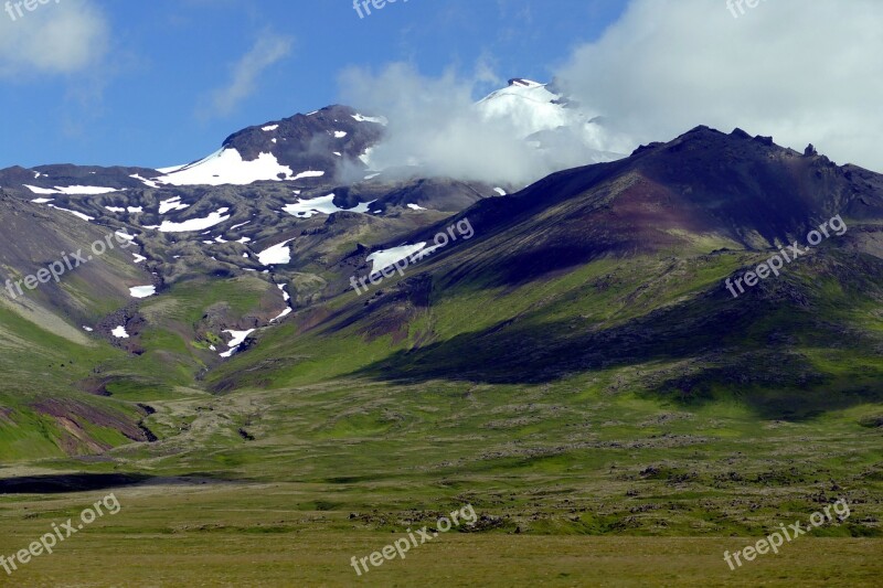 Iceland Nature Rock Rocky Coast Volcanic Rock