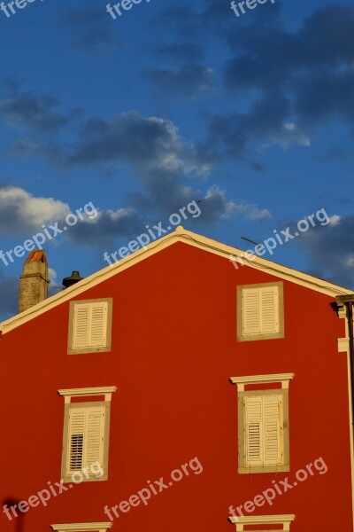 Red House Losinj Croatia Evening Sunset