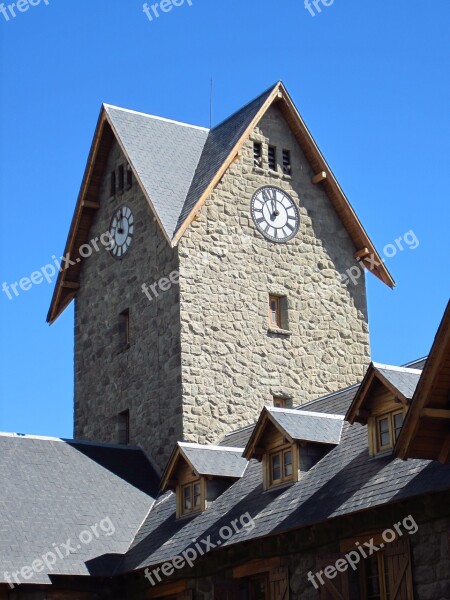 Bariloche Argentina Lake Tourism Clock