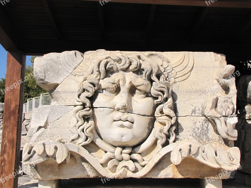 Didyma Temple Apollo Turkey Relief