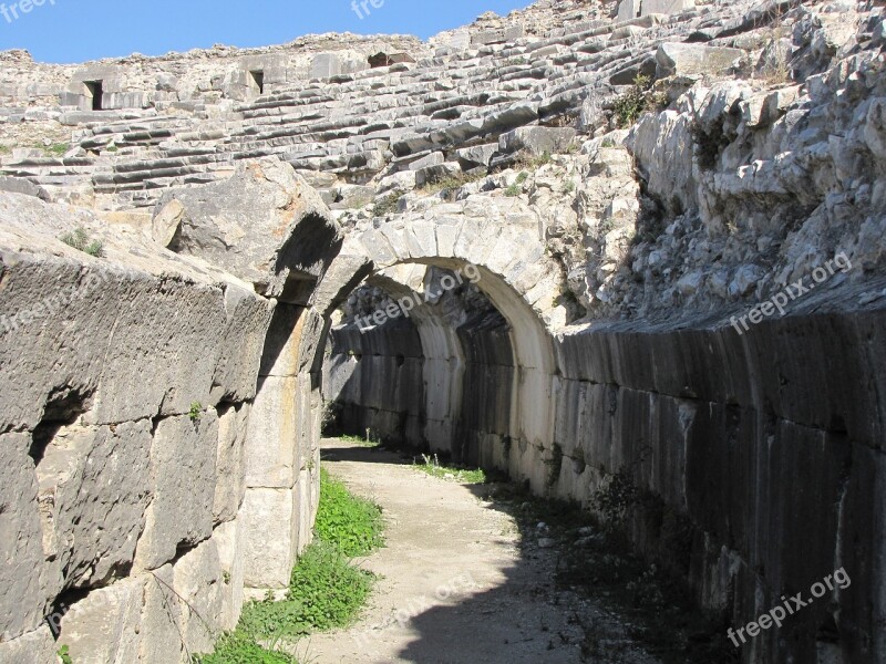 Miletus Amphitheatre Turkey Free Photos