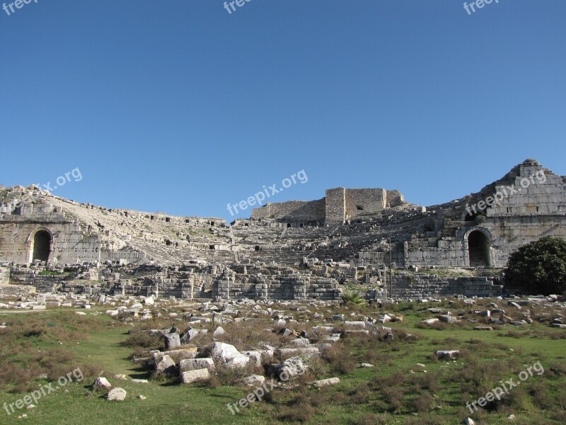 Miletus Amphitheatre Turkey Free Photos