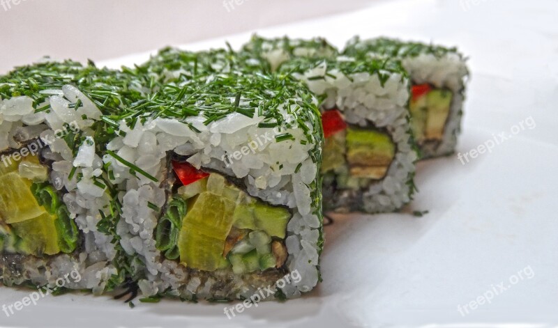 Roll Sushi Kitchen Sesame Wasabi