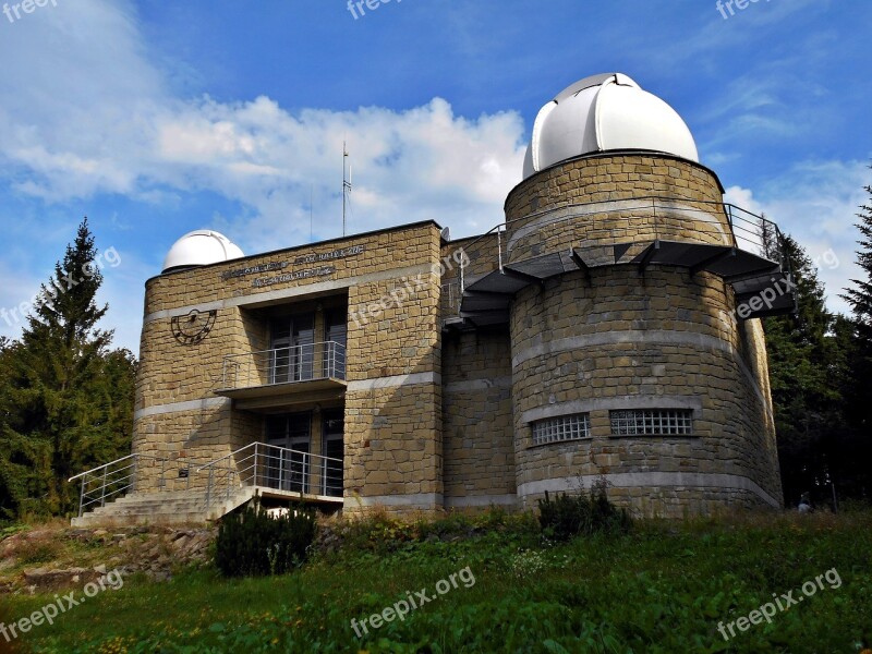 The Observatory Observatory Observation Of The Sky Mountains Beskids