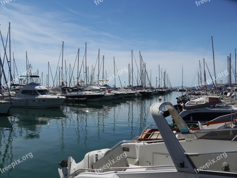 Port Jetty Mediterranean France Marina