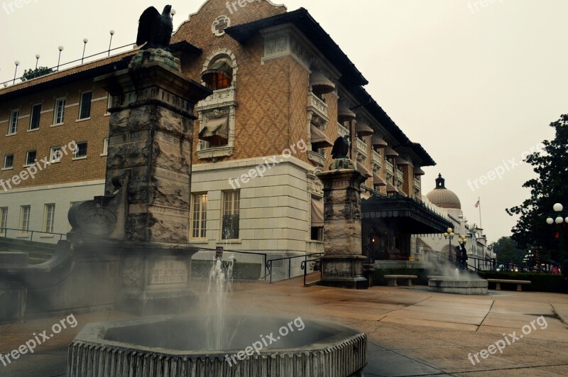 Bathhouse Bath Arkansas Hot Sprigs Spa