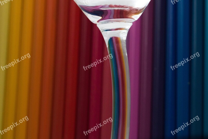 Colored Pencils Colorful Color Glass Achieve