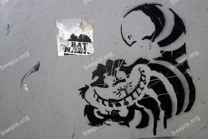 Graffiti Cat Cheshire Cat Image Artwork