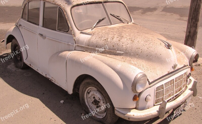 Morris Car Old Abandoned Rusty Vintage