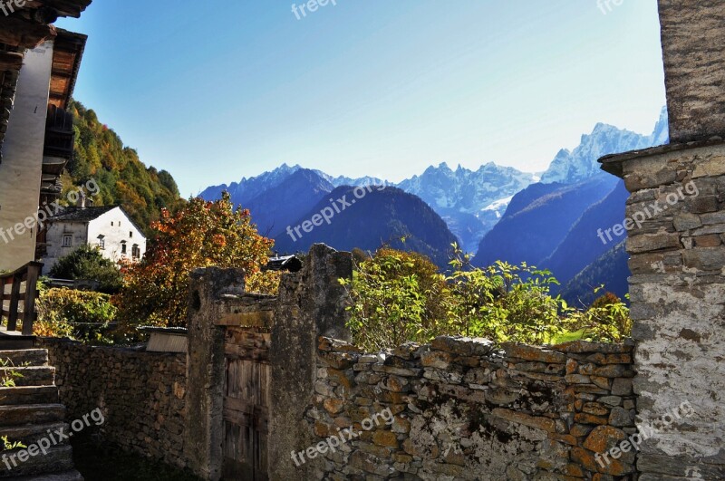 Soglio Switzerland Swiss Mountains Switzerland Free Photos