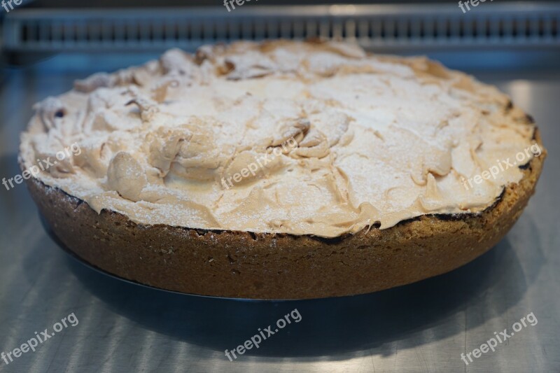 Cake Meringue Eat Delicious Bake