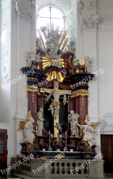 Basilica Vierzehnheiligen Side Altar Christian Württemberg