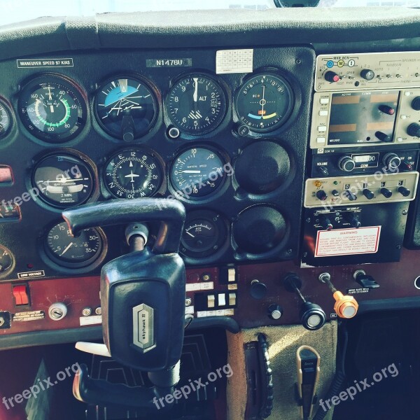 Airplane Cockpit Sedans Flight Plane