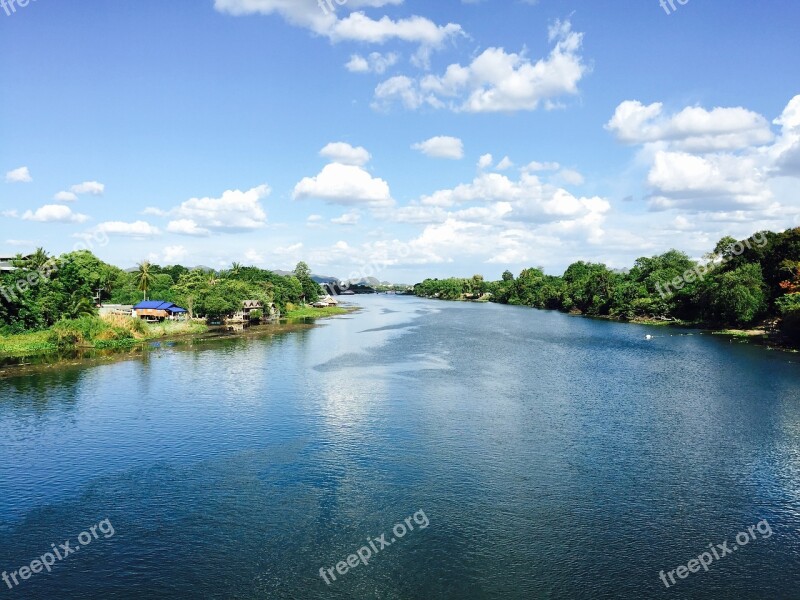 Thailand River Kwai The Scenery Tourism Free Photos