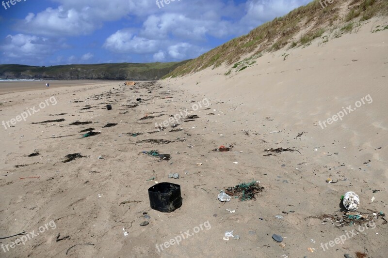 Penhale Sands Perranporth Cornwall Beach Beaches