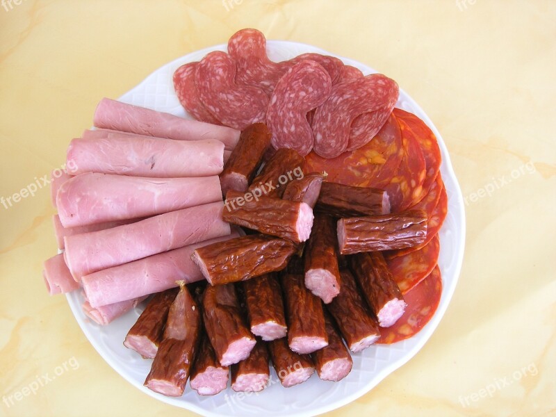 Salami Food Ham Meat Sausage