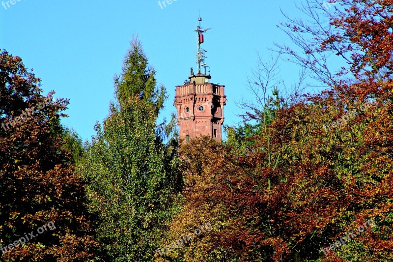 Rochlitzer Berg Observation Tower Mulde Porphyry Saxony