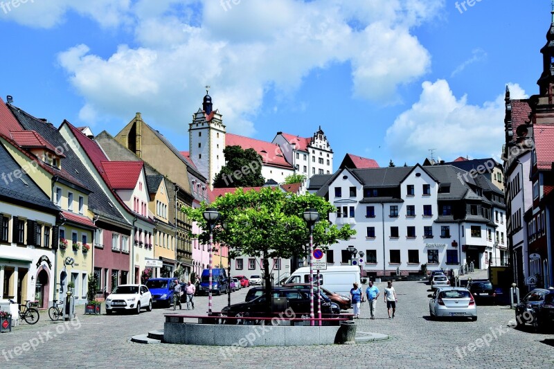 City ​​colditz Saxony Mulde Castle Free Photos