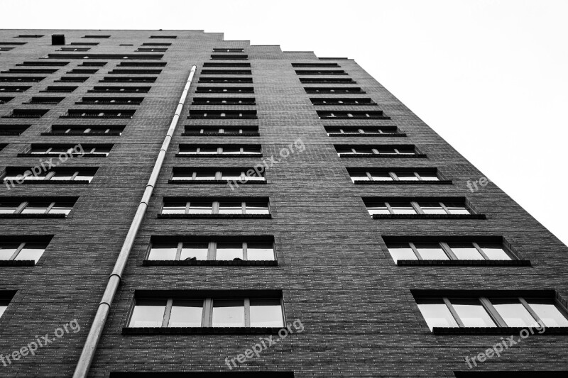 Architecture Buildings Black And White Business Modern