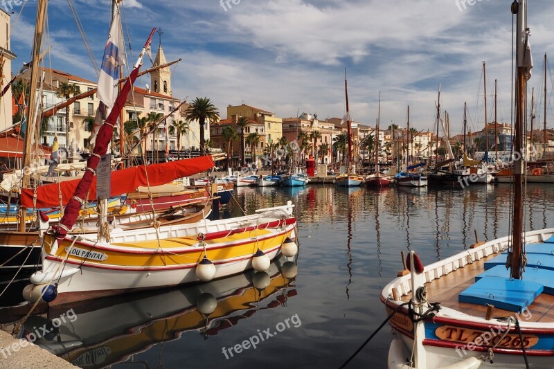 Port Sanary Sur Mer Sailing Boats Boats Coast