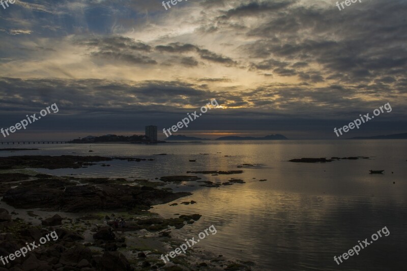 Sunset Landscape Islands Sky Ria