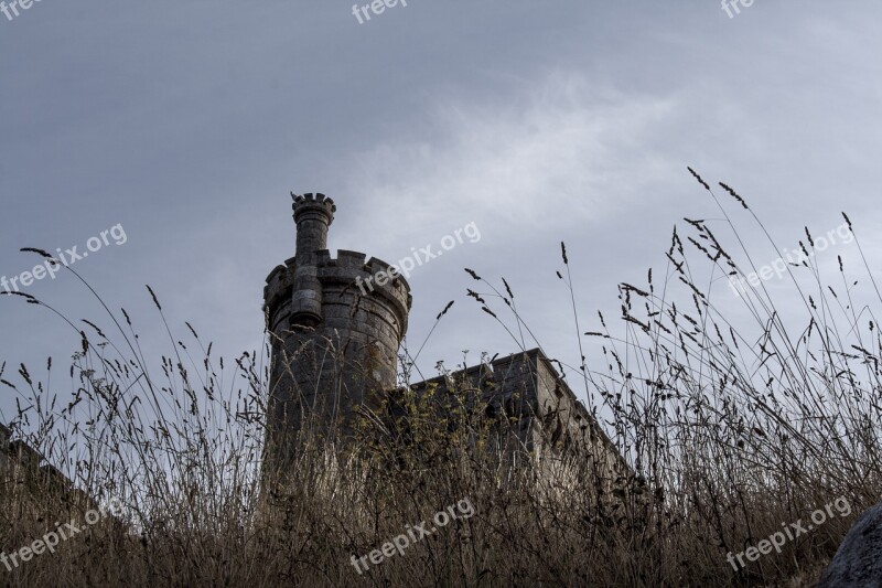 Tower Baiona Wall Sunset Sky