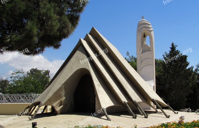 Cyprus Dasaki Achnas Church Monument Tent