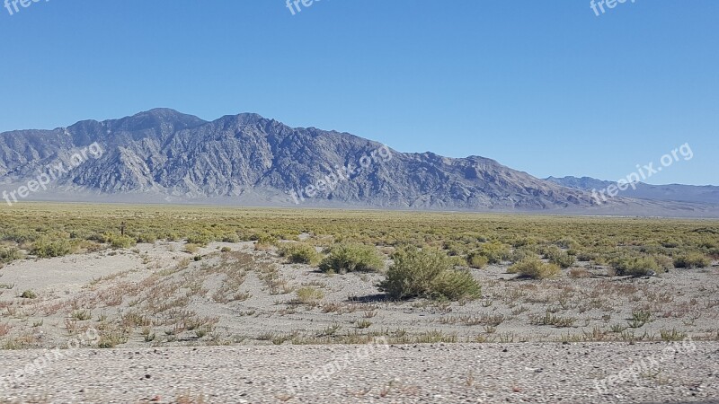 Nevada Mountains Sierra Nature Usa