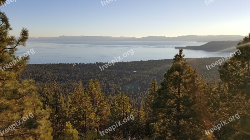 Travel Tahoe Nevada Outdoor Blue