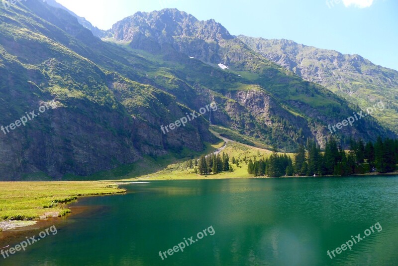 Lake Nature Landscape Mountains Hintersee