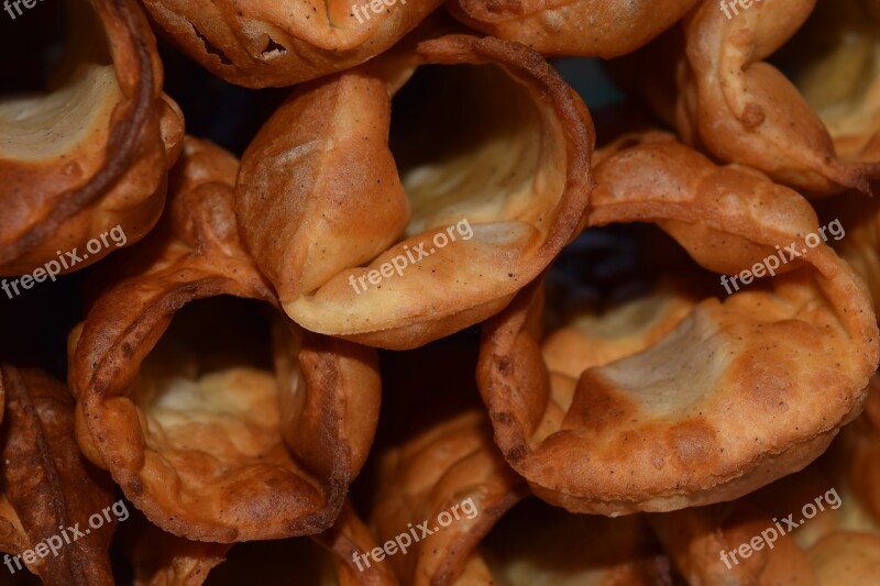 Pastries Deep Fried Bucce Di Canoli Lard Fried Hull