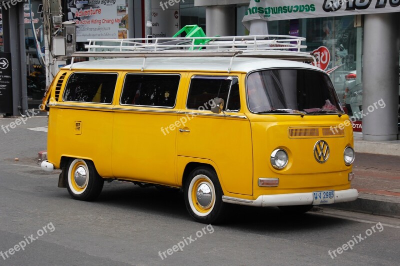 Vw Bulli T1 T2 Yellow