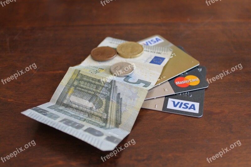 Credit Card Money Payment Coins Credit